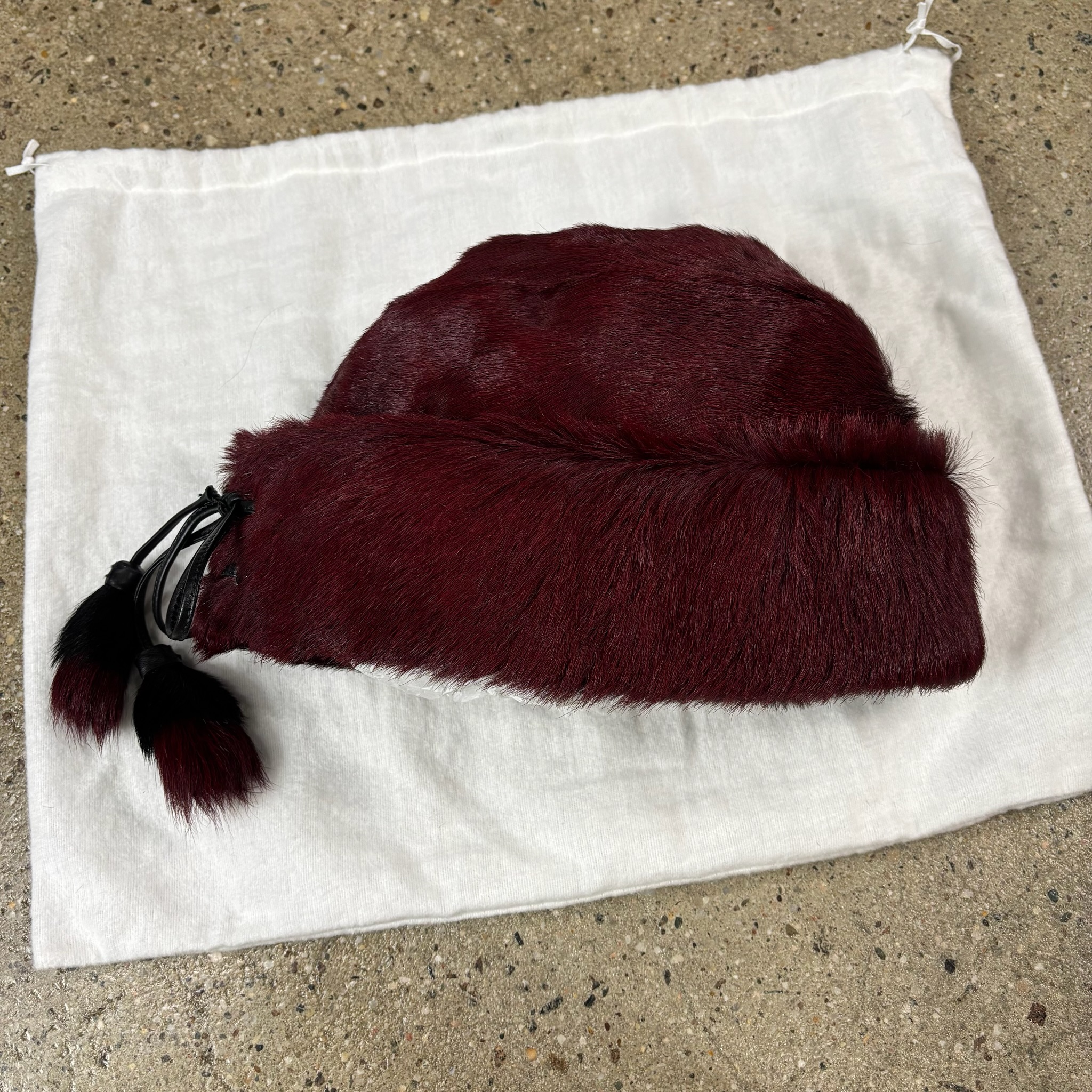 Prada Calf Fur Hat - View 5