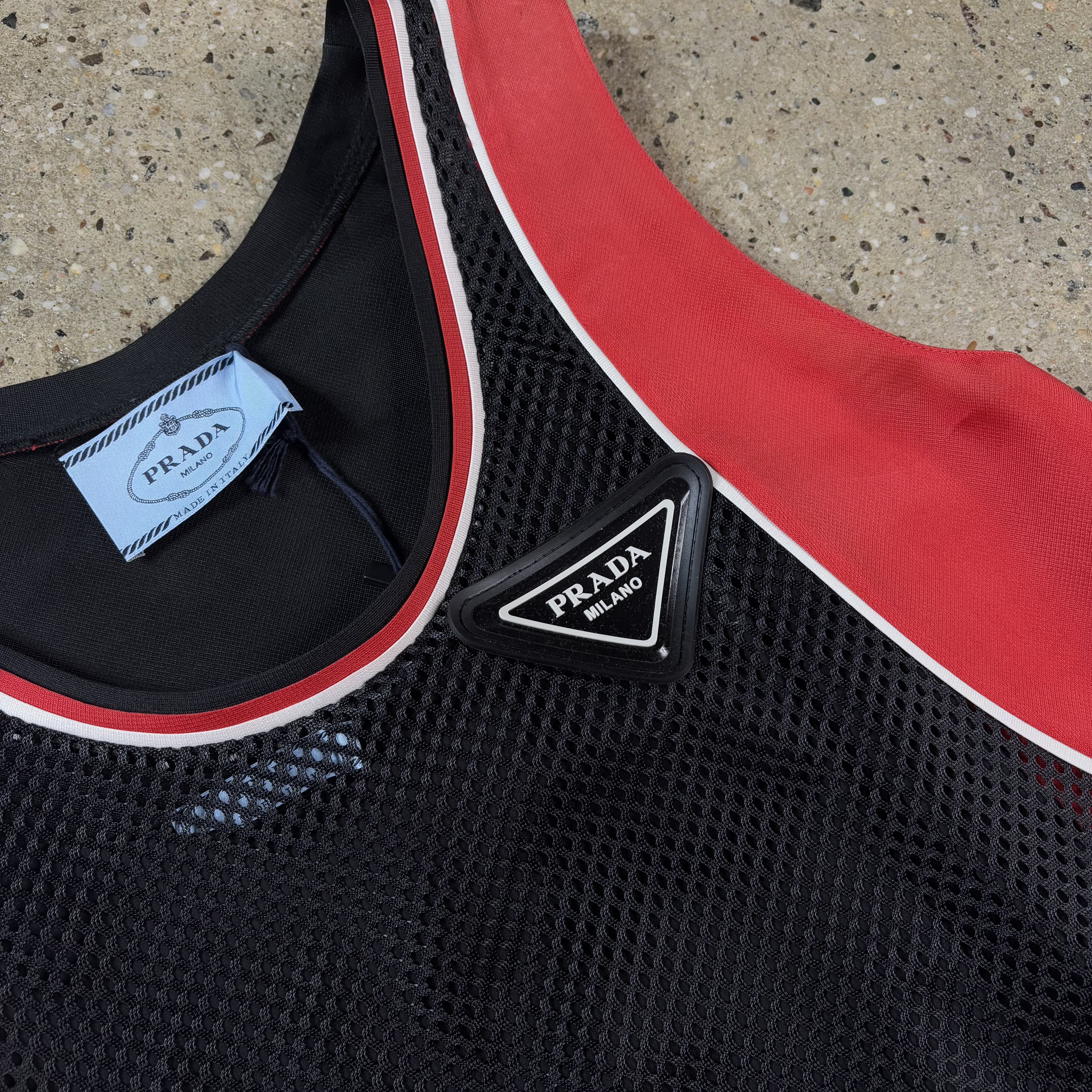 Prada FW20 Runway Jersey Double Dress - View 3