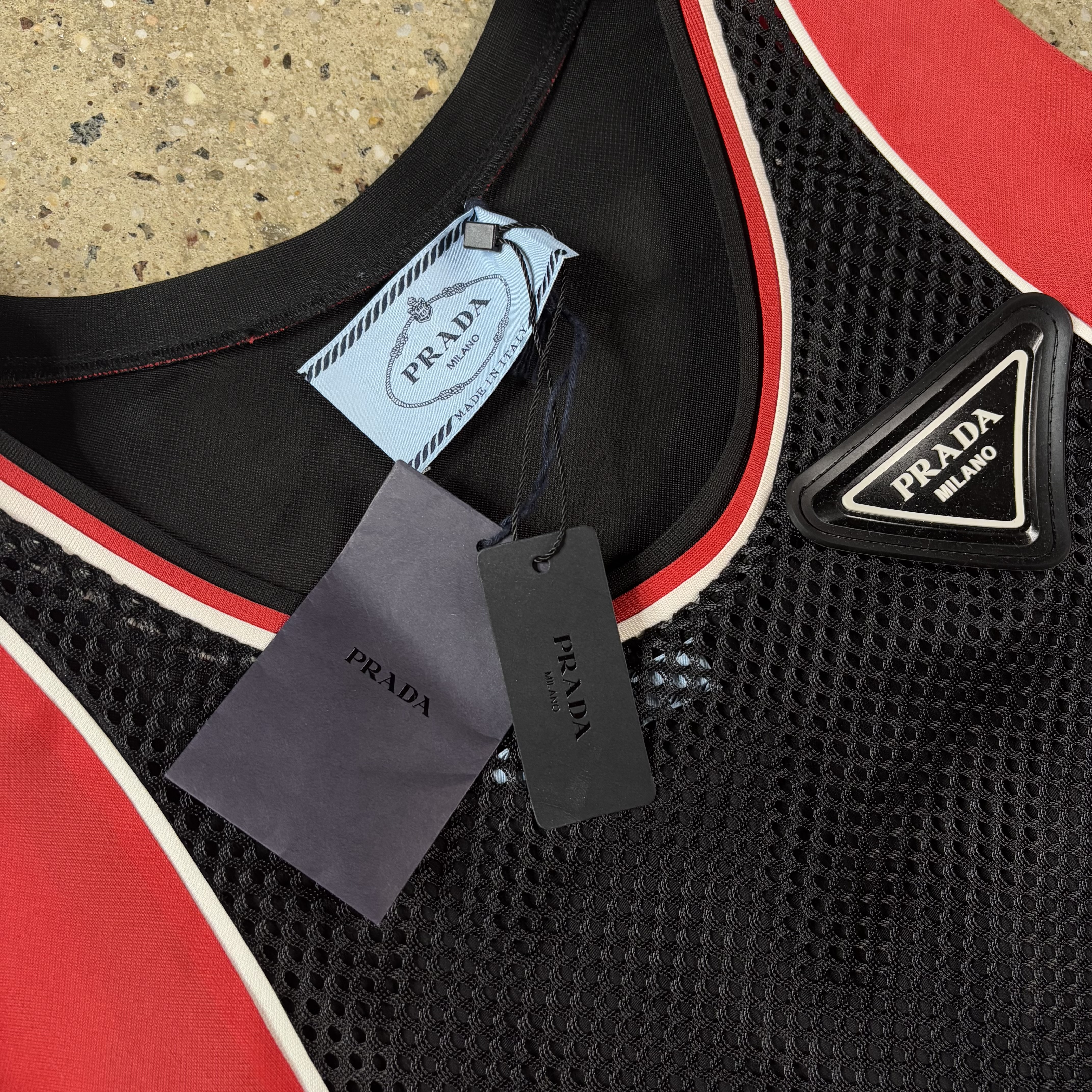Prada FW20 Runway Jersey Double Dress - View 4