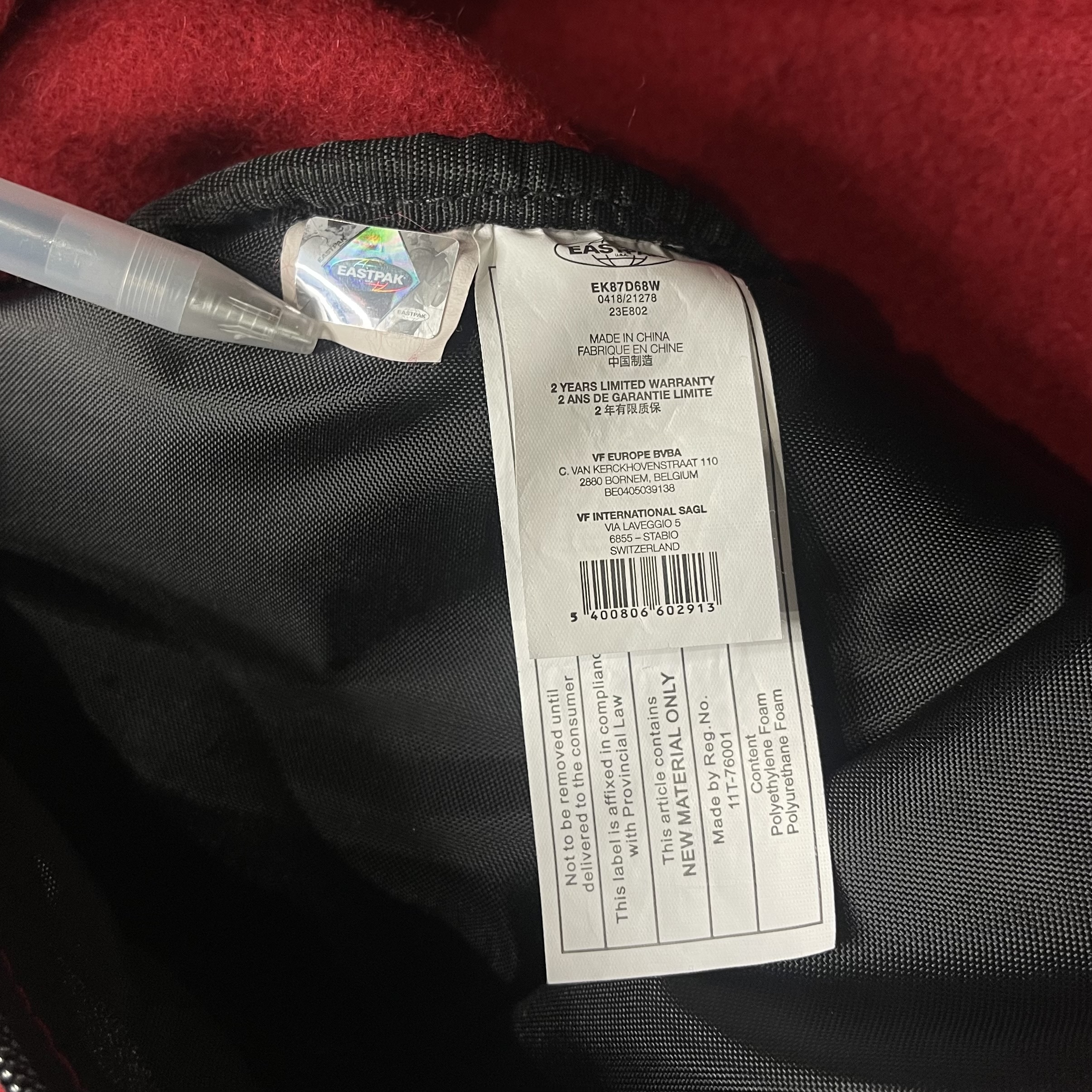 Raf Simons EastPak Wool Bookbag - View 8