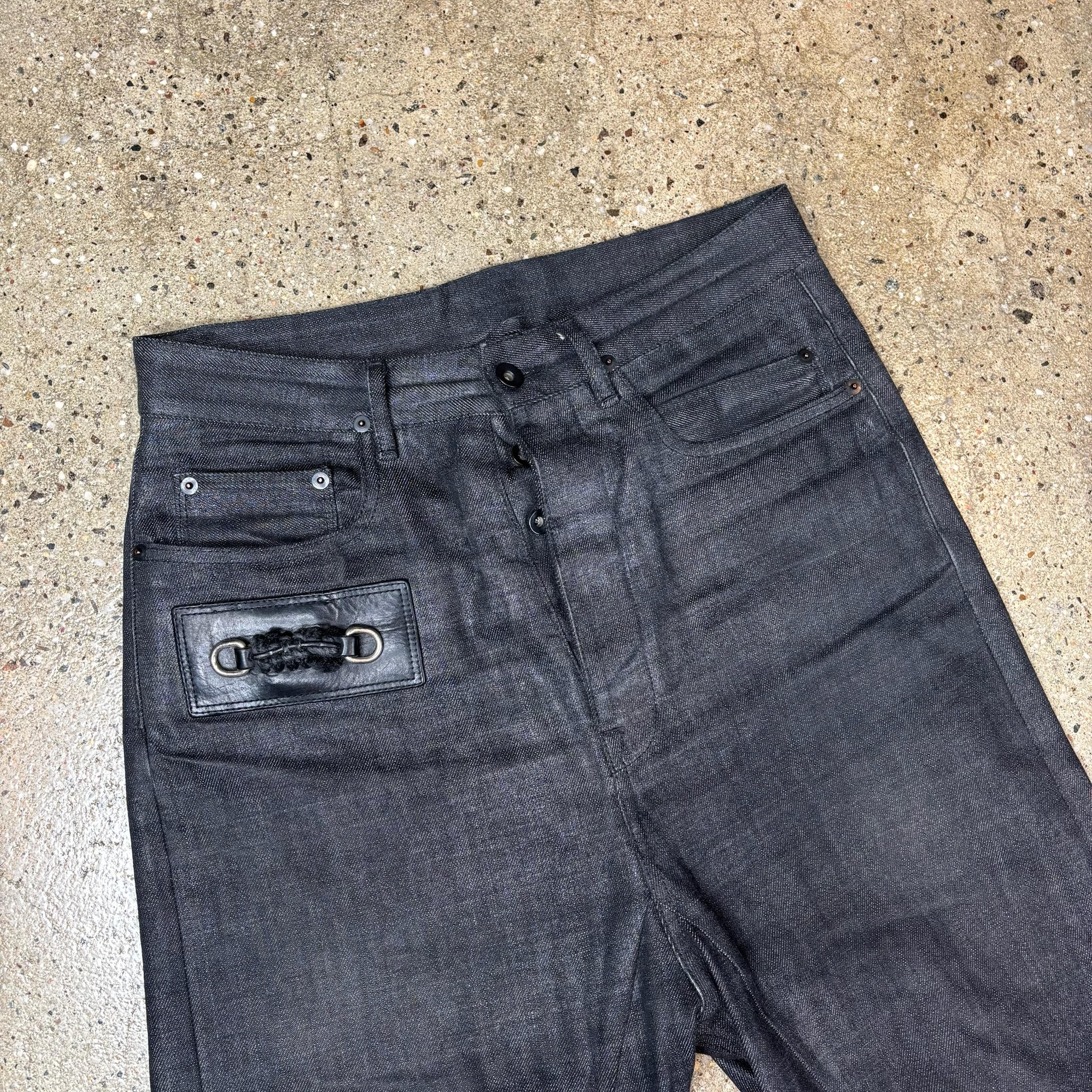 Rick Owens Keyring Denim - View 2