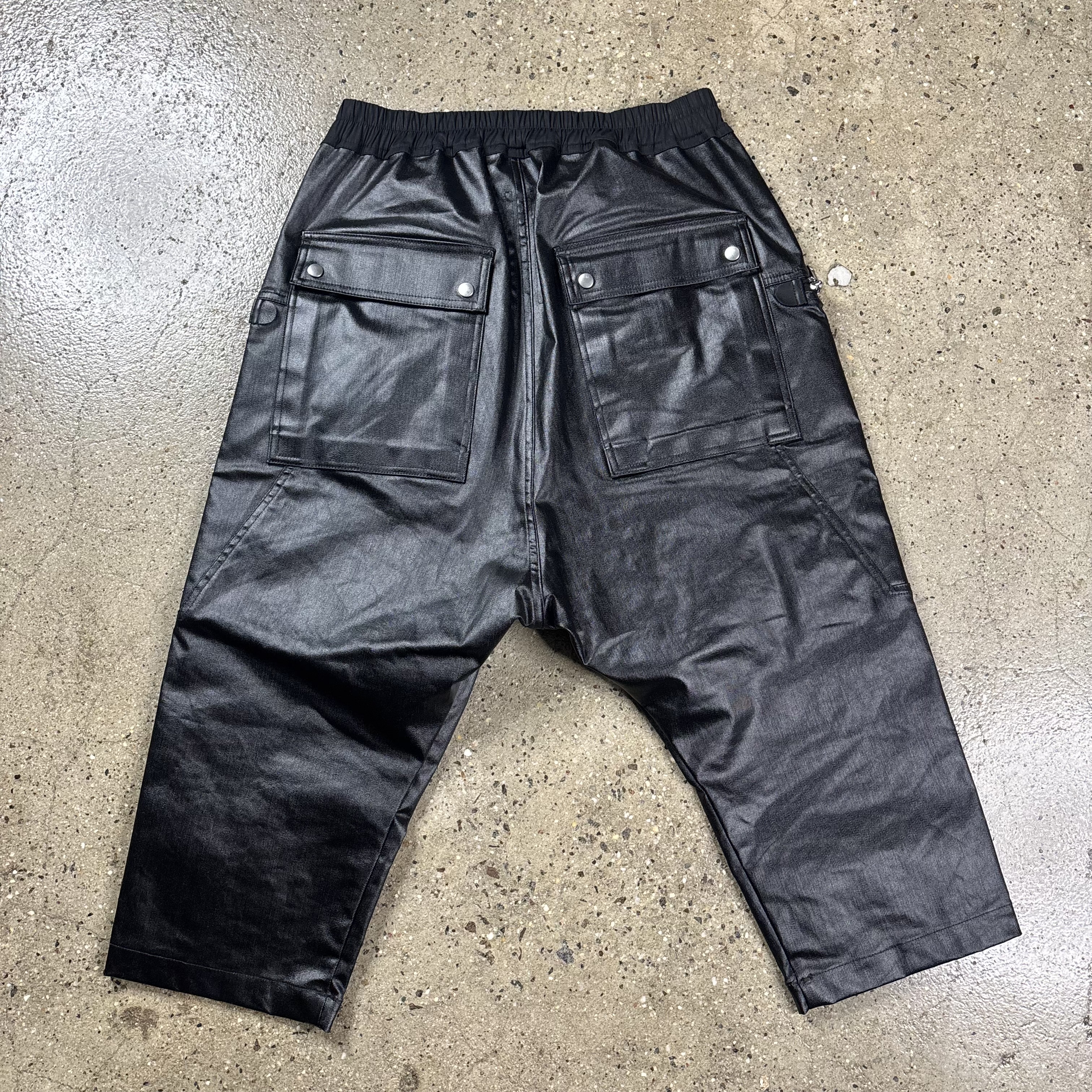 Rick Owens Lido Cargo 3/4 Pants - View 6