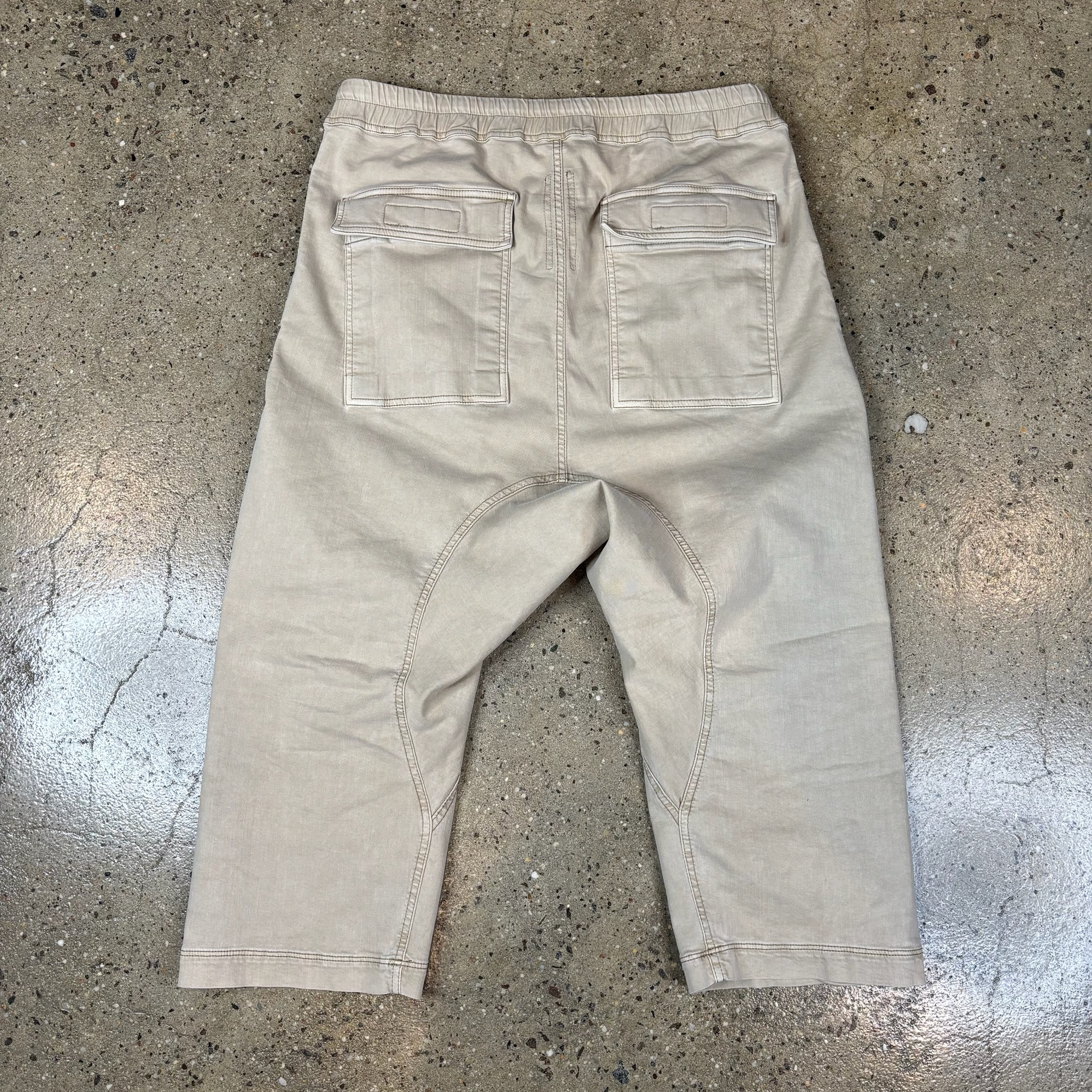 Rick Owens Denim Cargo Pants - View 2