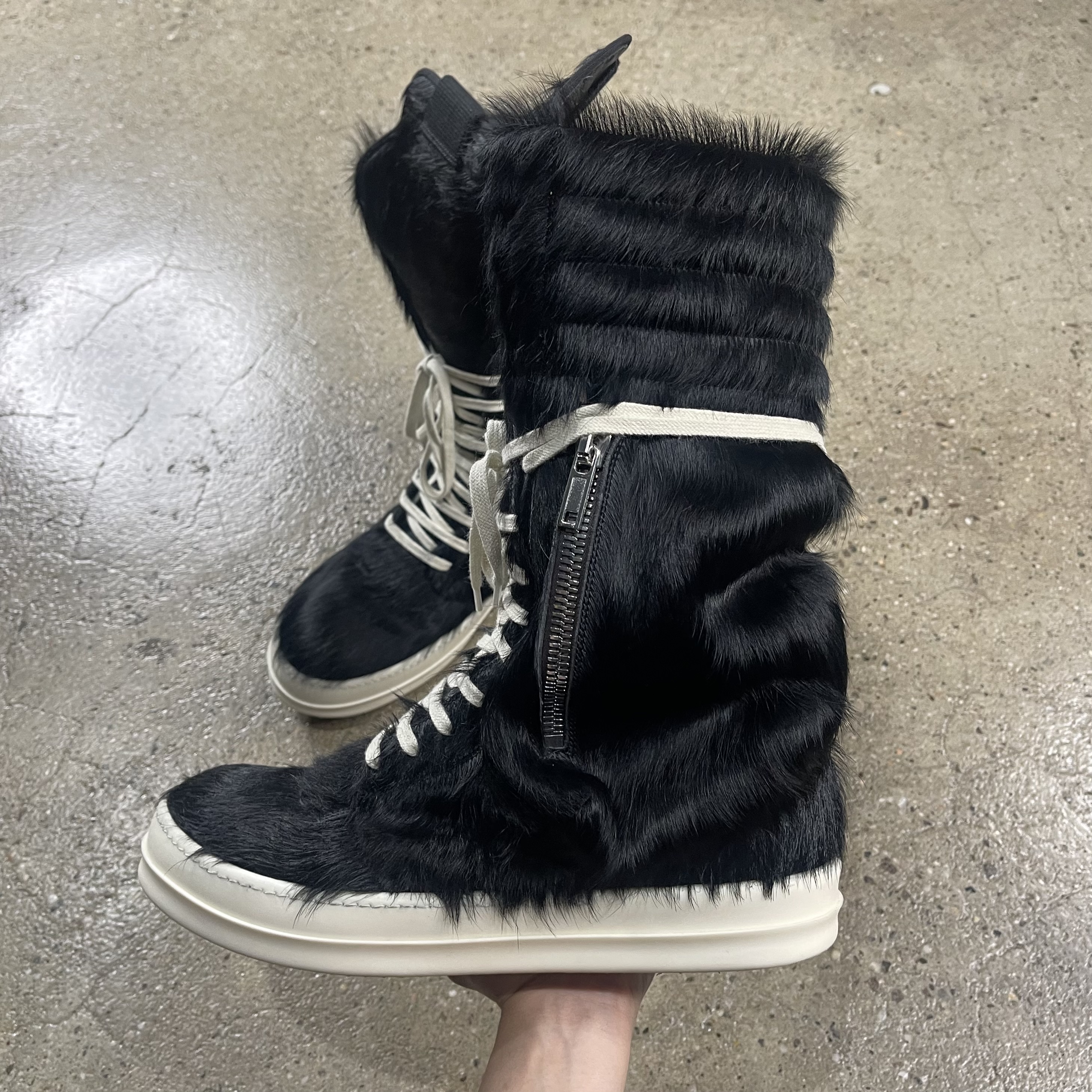 Fur Cargobasket Sneakers