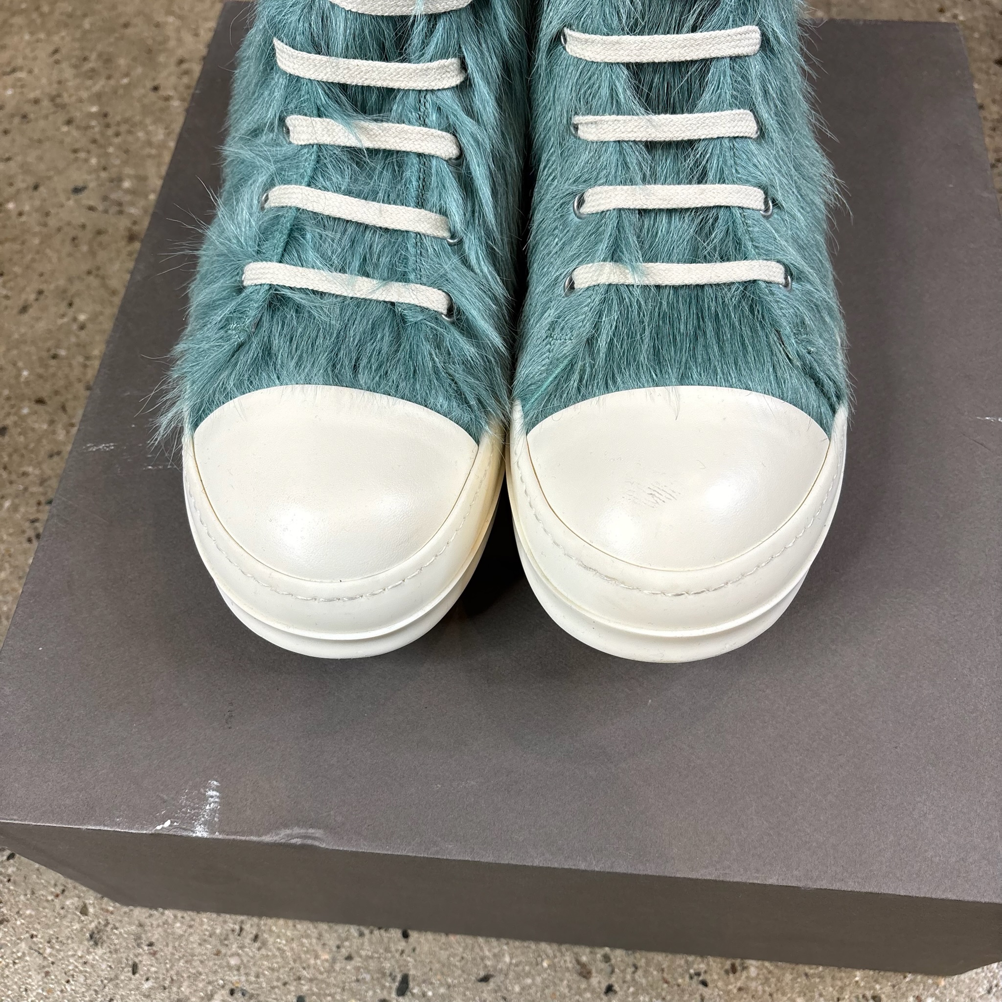 Rick Owens Fur Ramones Sneakers  - View 2
