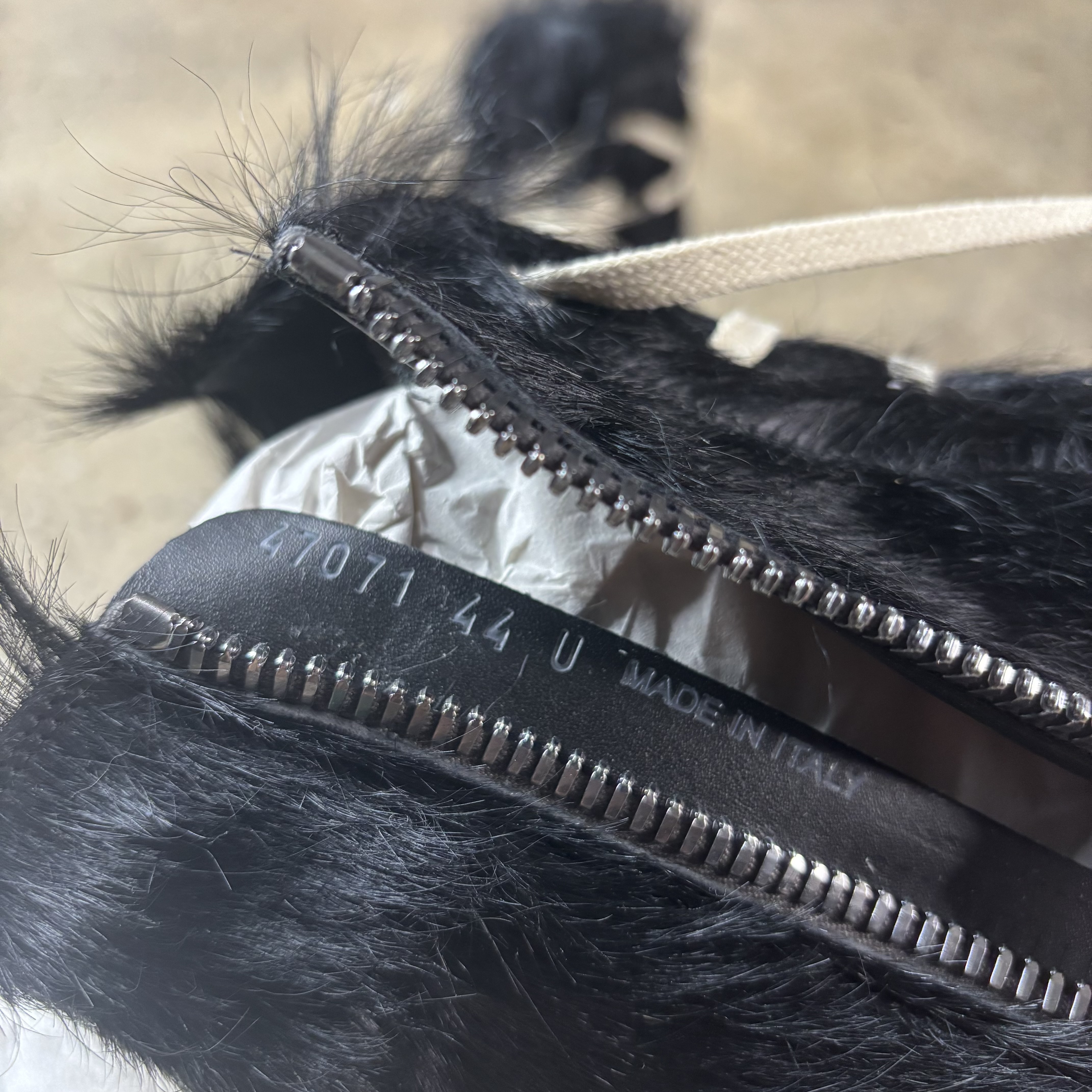 Rick Owens Pony Hair Fur Ramones - View 4