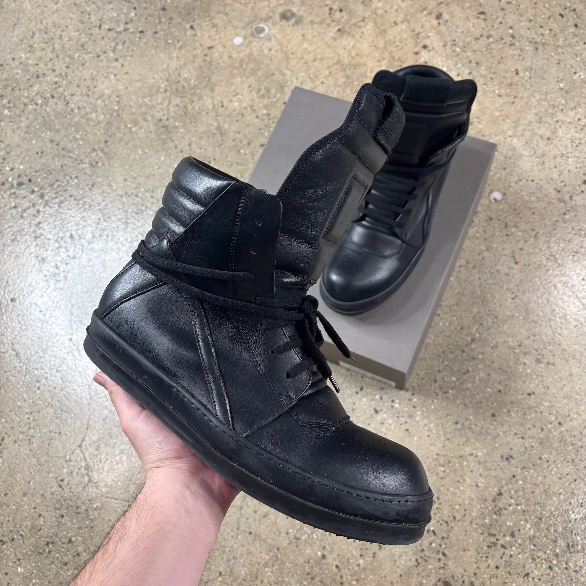 Rick Owens Geobasket Sneakers - View 2