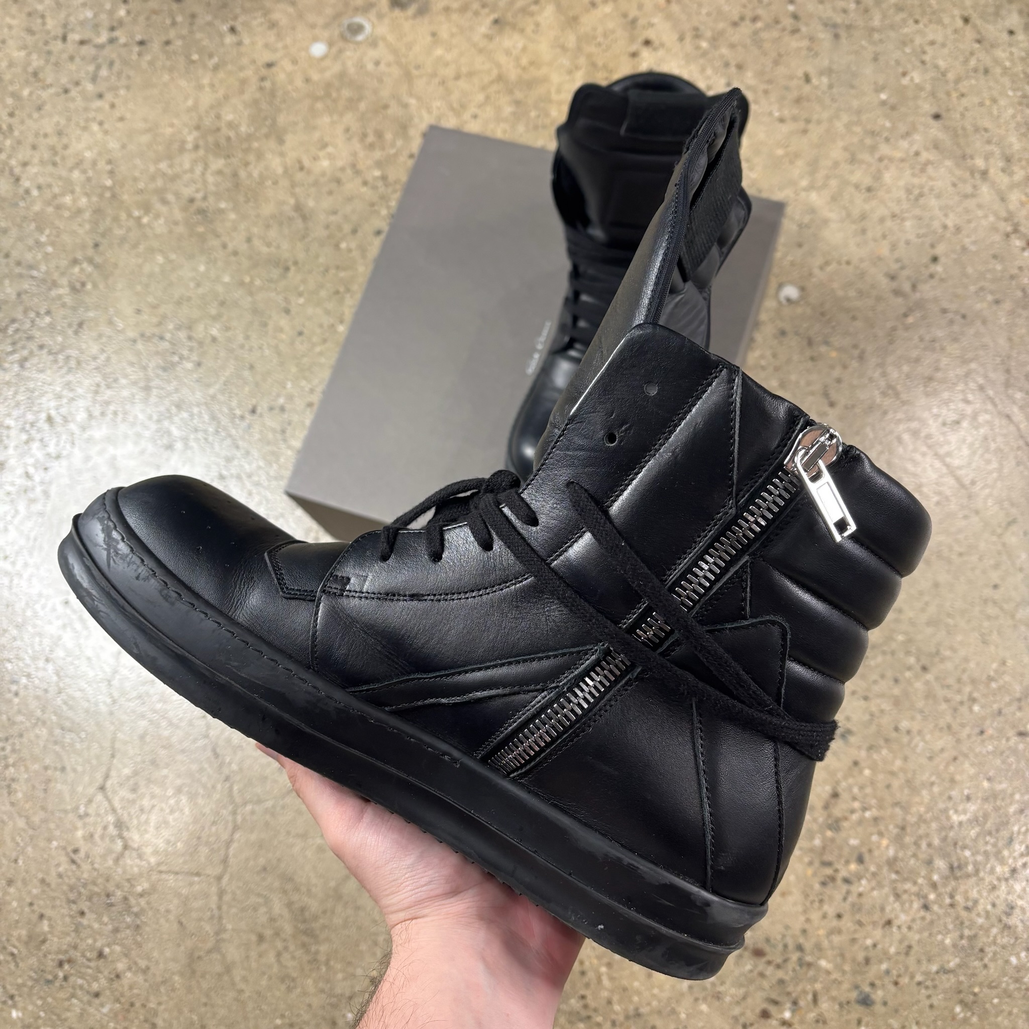 Rick Owens Geobasket Sneakers - View 4