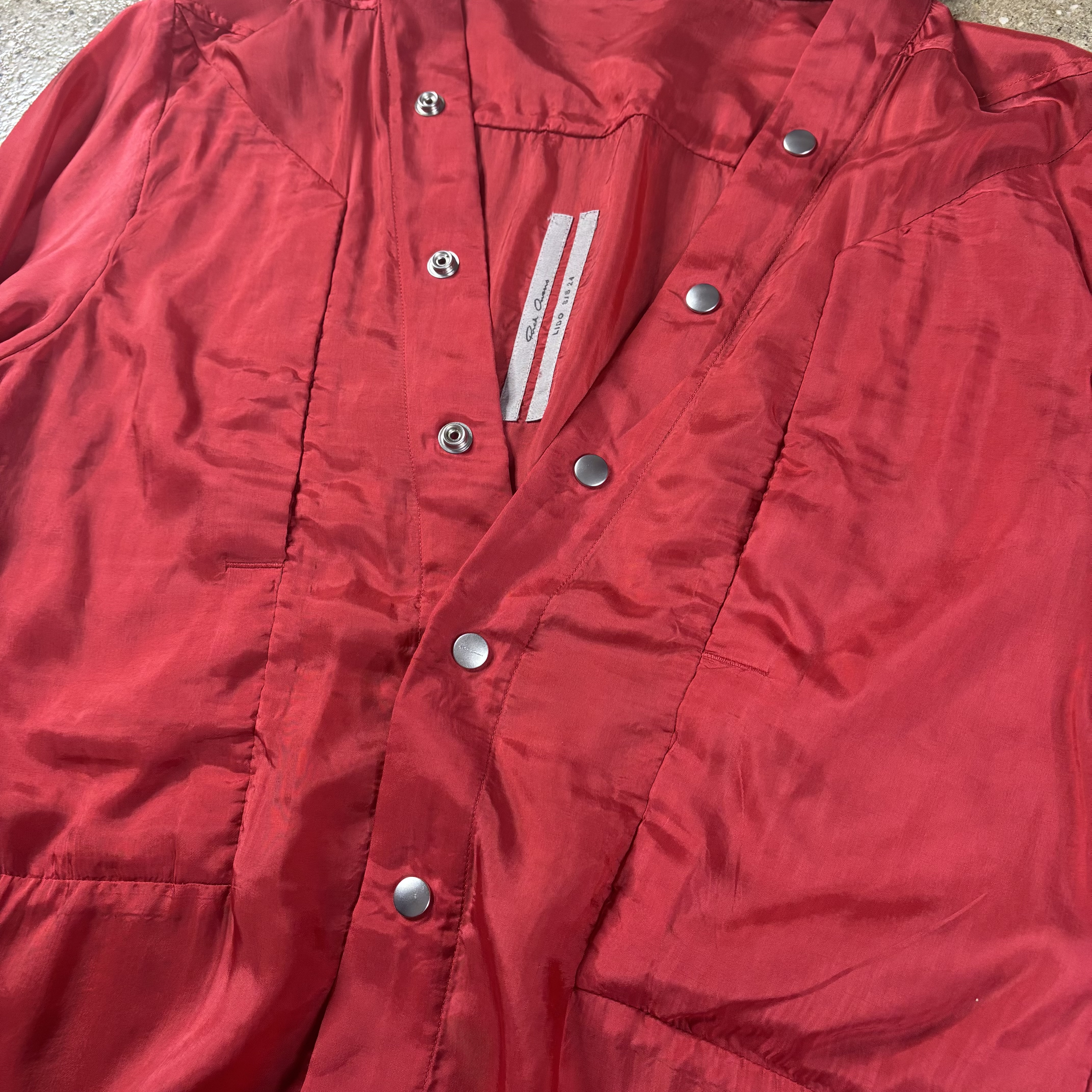 Rick Owens Silk Larry Shirt - View 4