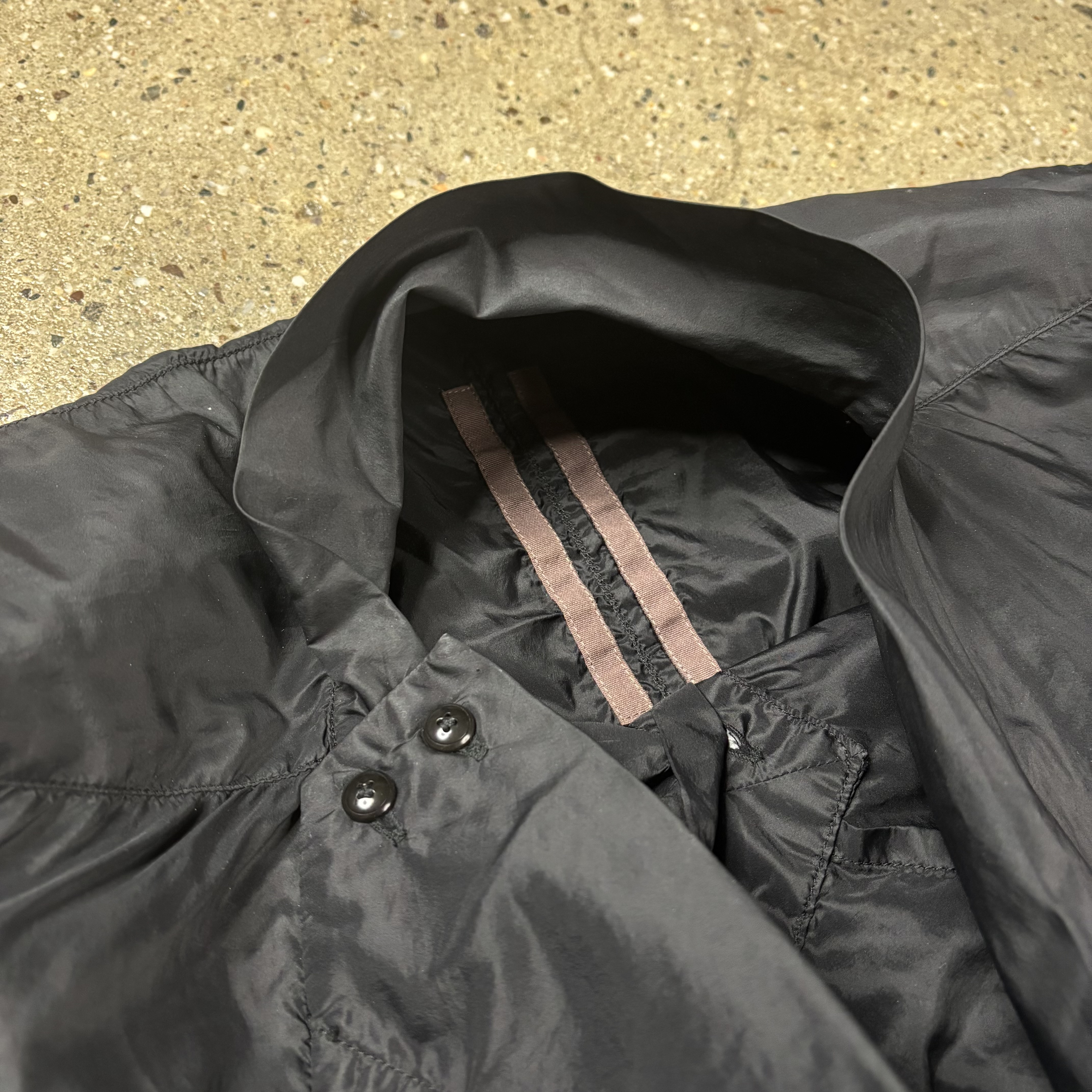 Rick Owens Nylon Cowl Shirt - View 6