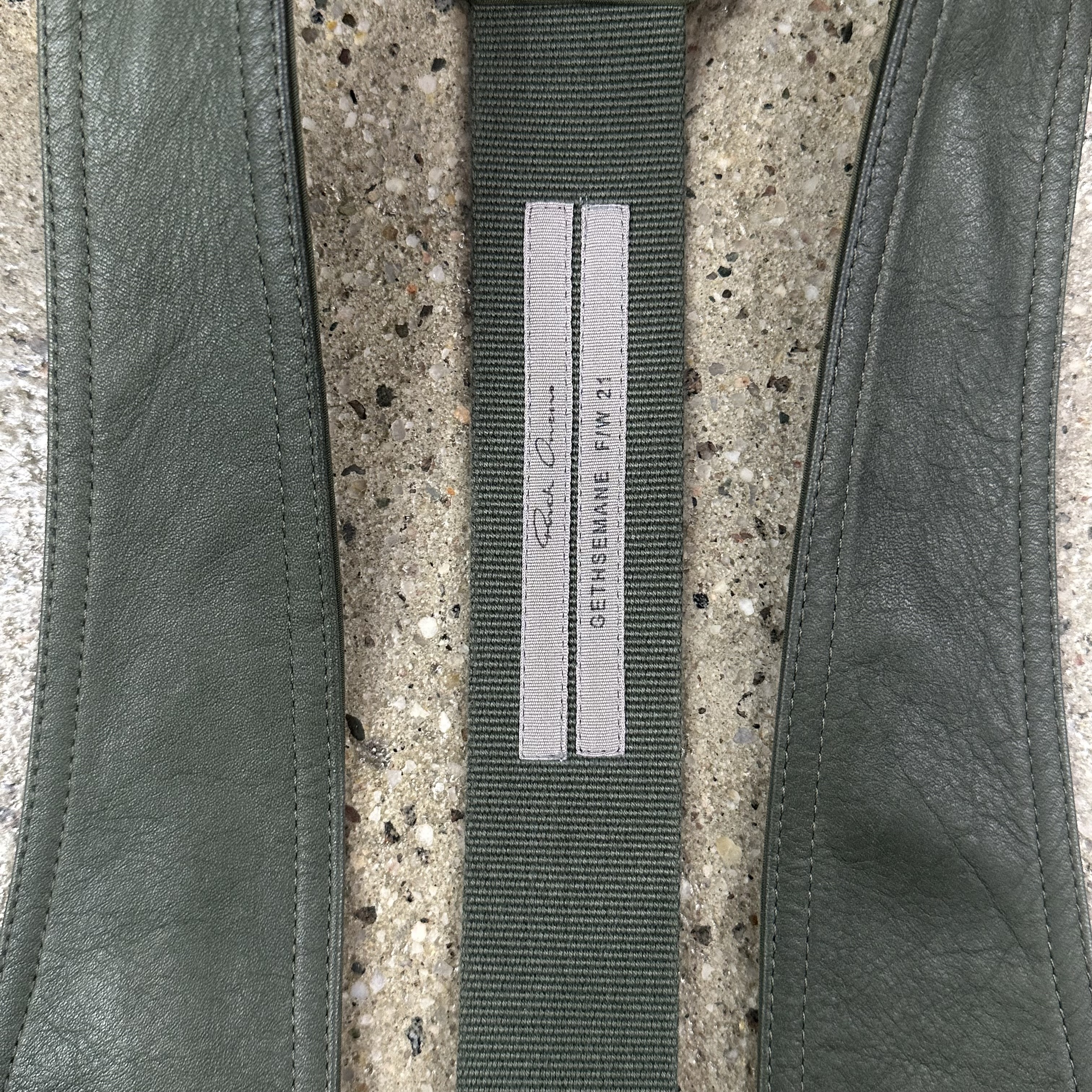 Rick Owens Gethsemane Leather Lido Vest - View 3