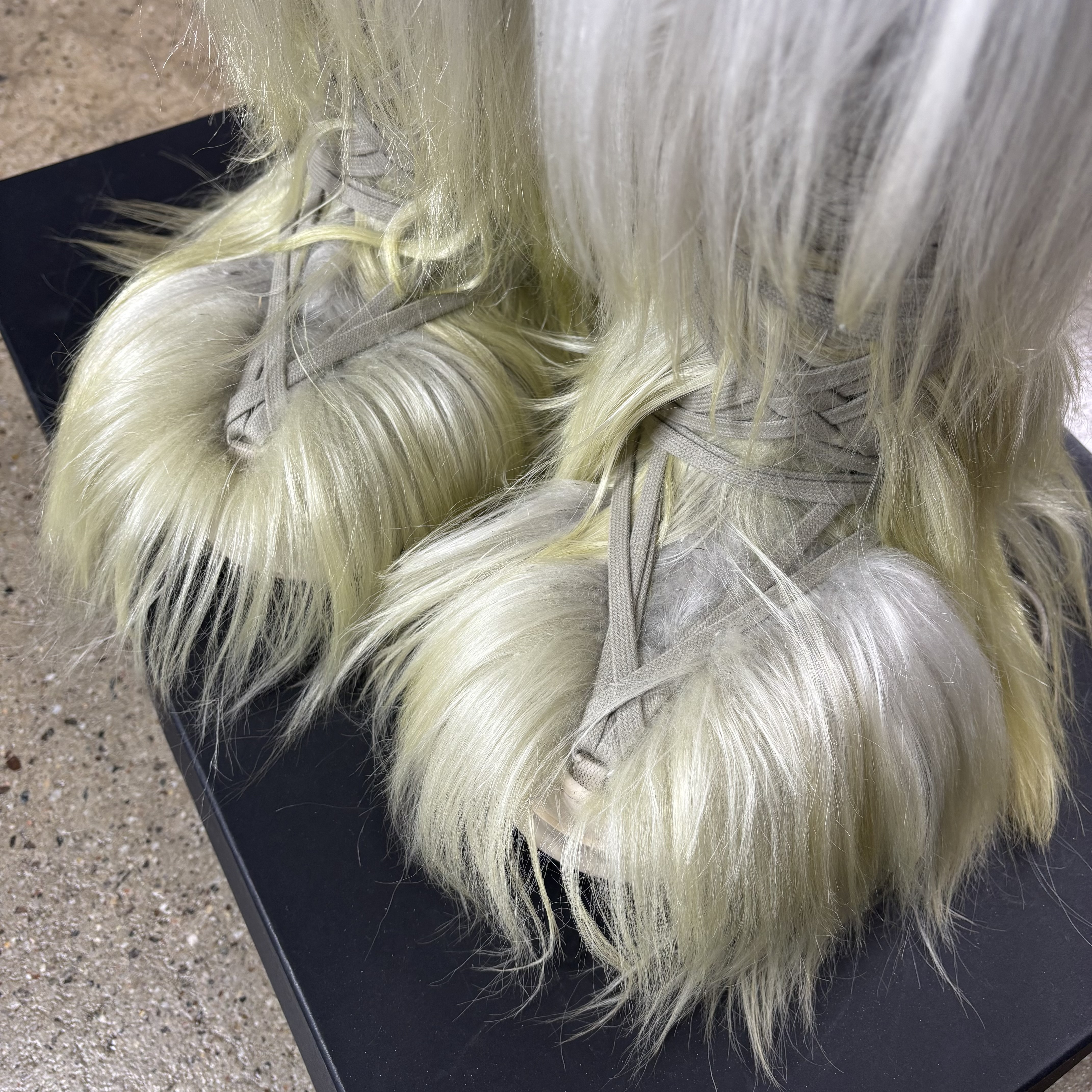 Rick Owens Moncler Fur Bigroc Boots - View 4