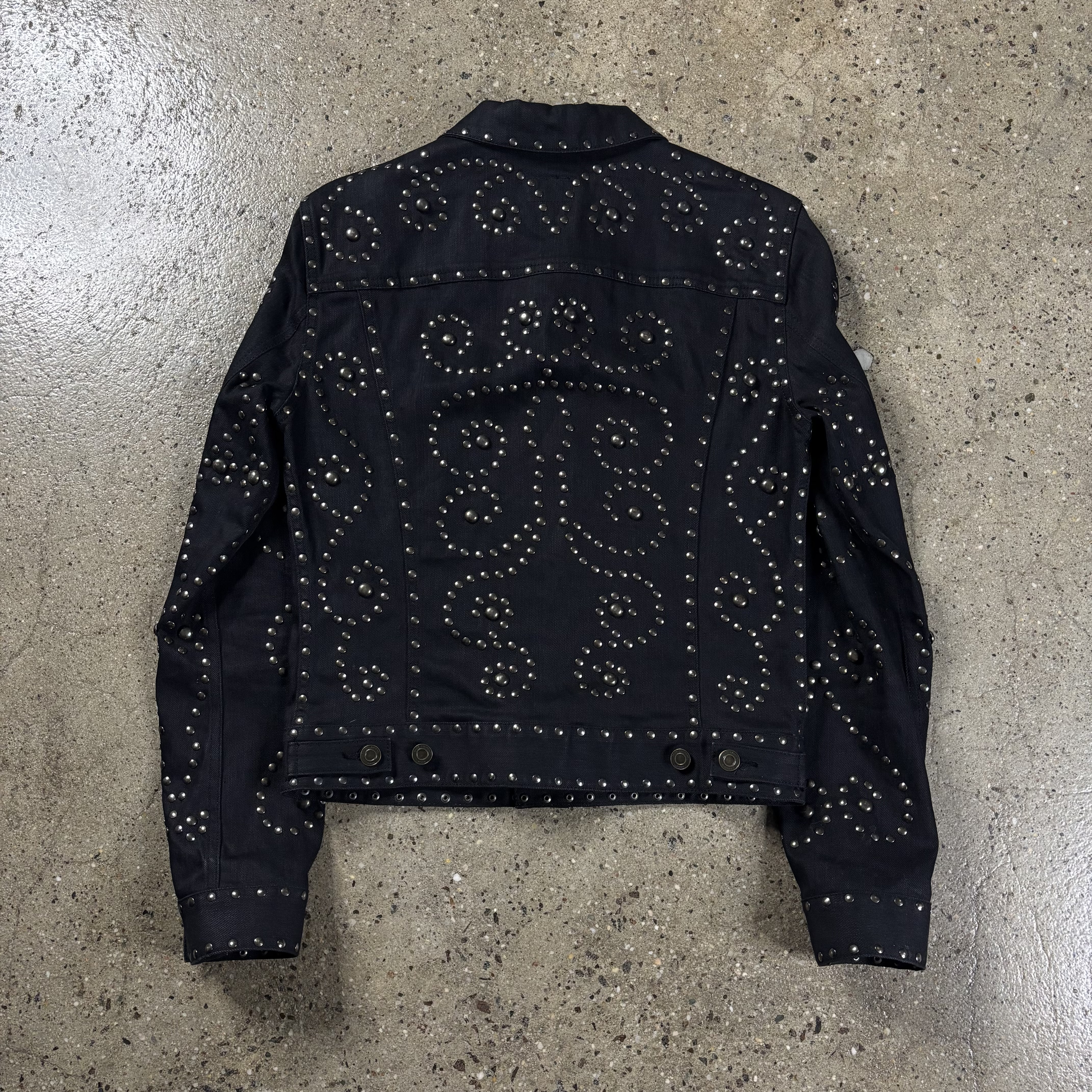 Saint Laurent 1/1 Sample Studded Trucker Jacket - View 5