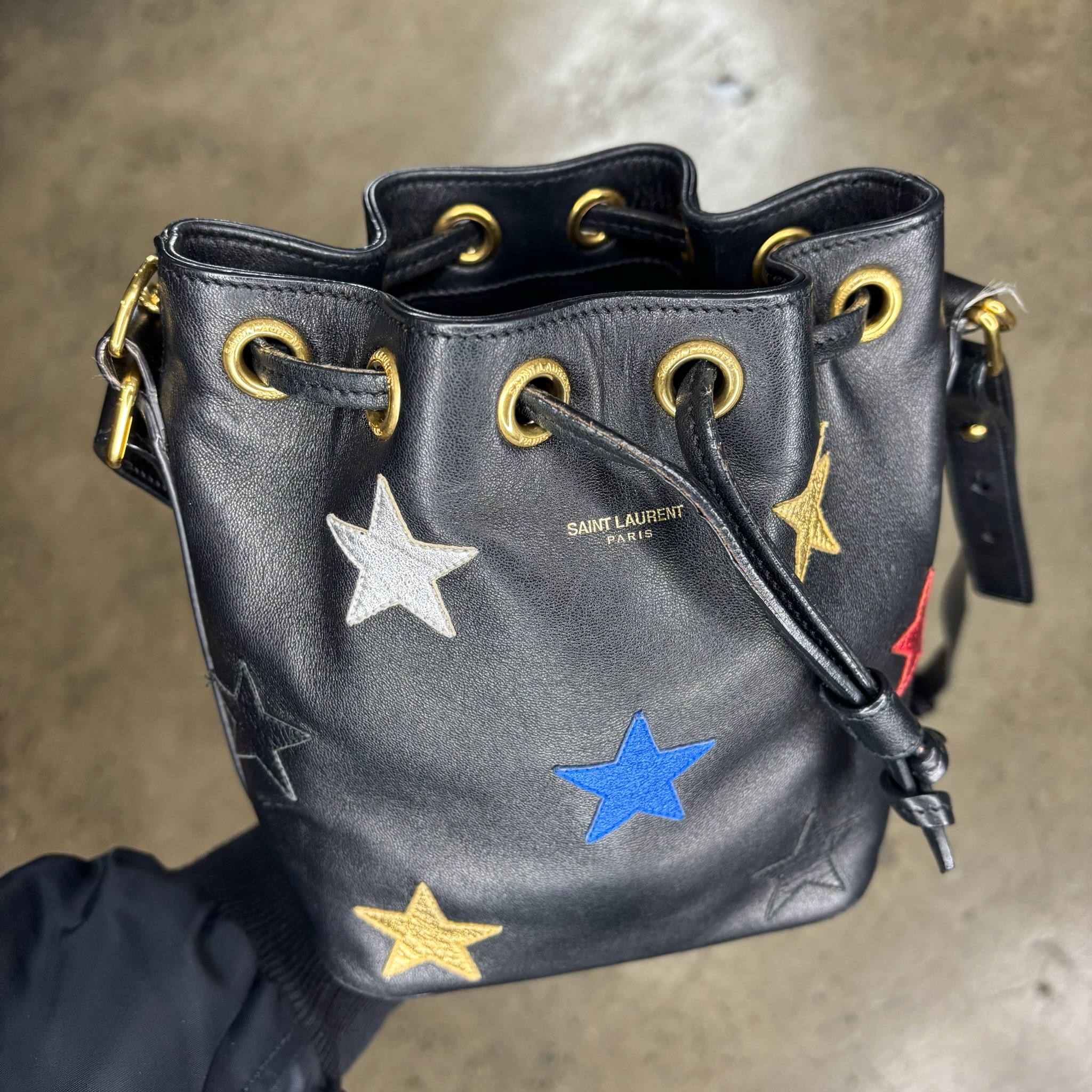 Embroidered Star Bag