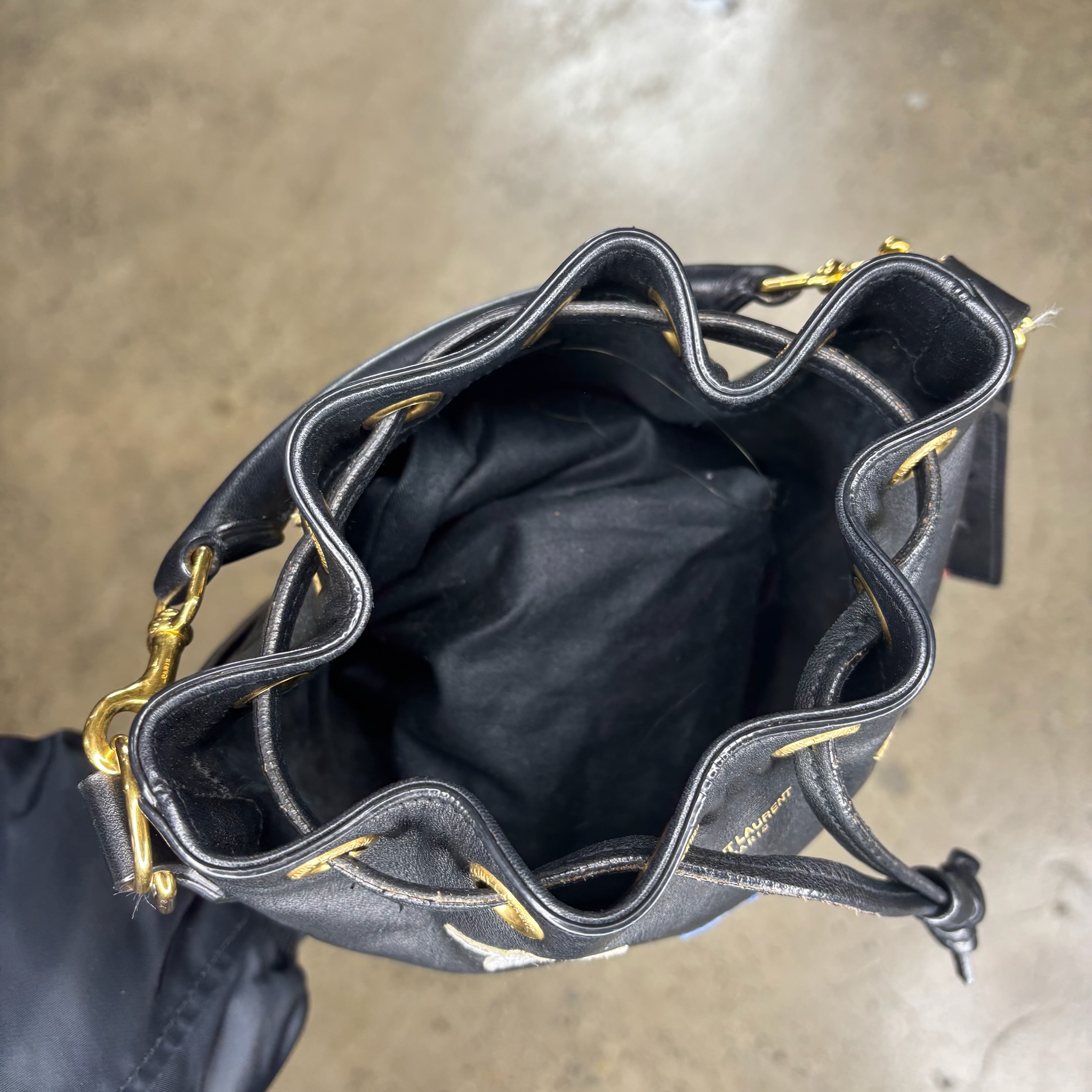 Saint Laurent Embroidered Star Bag - View 3