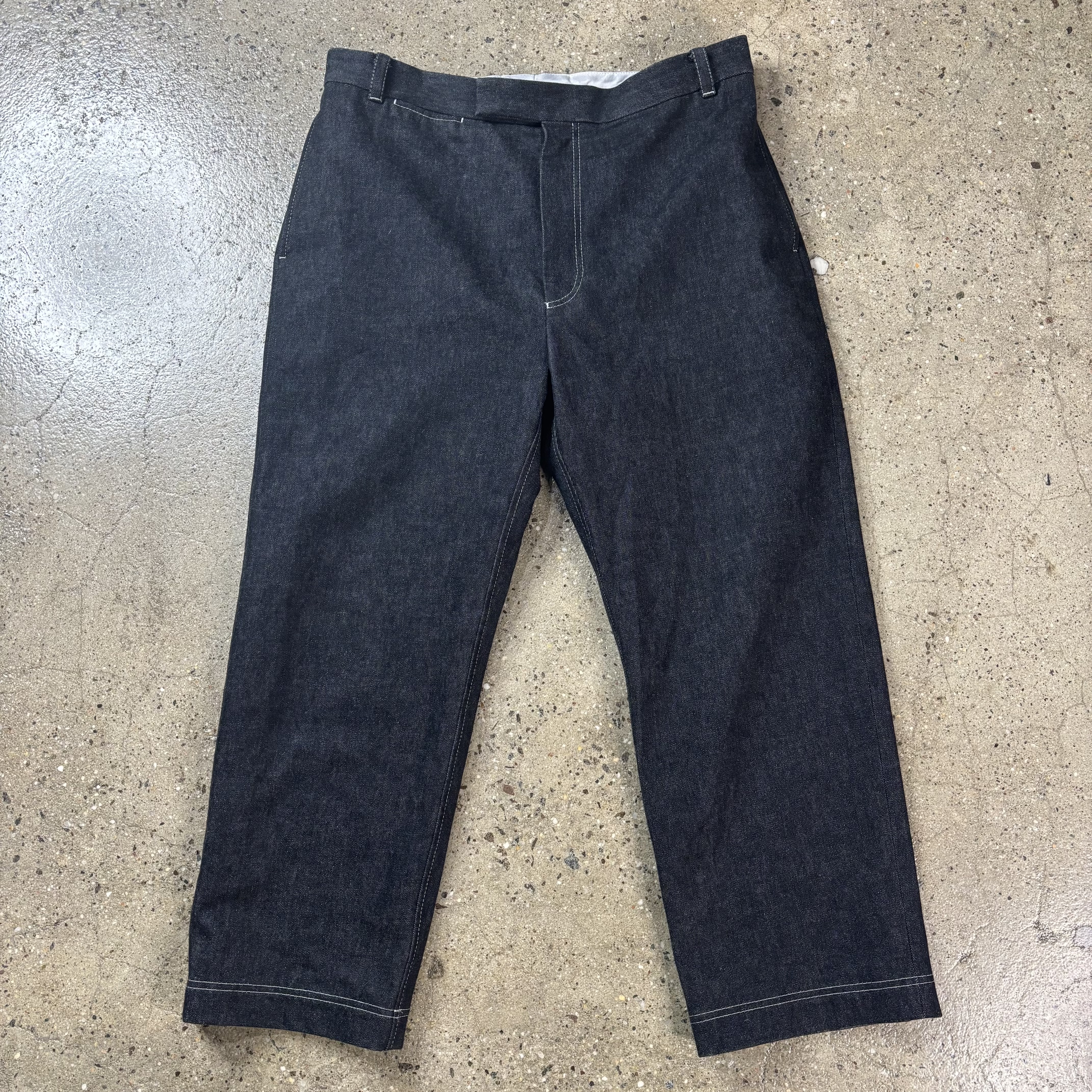 Unconstructed Denim Trousers