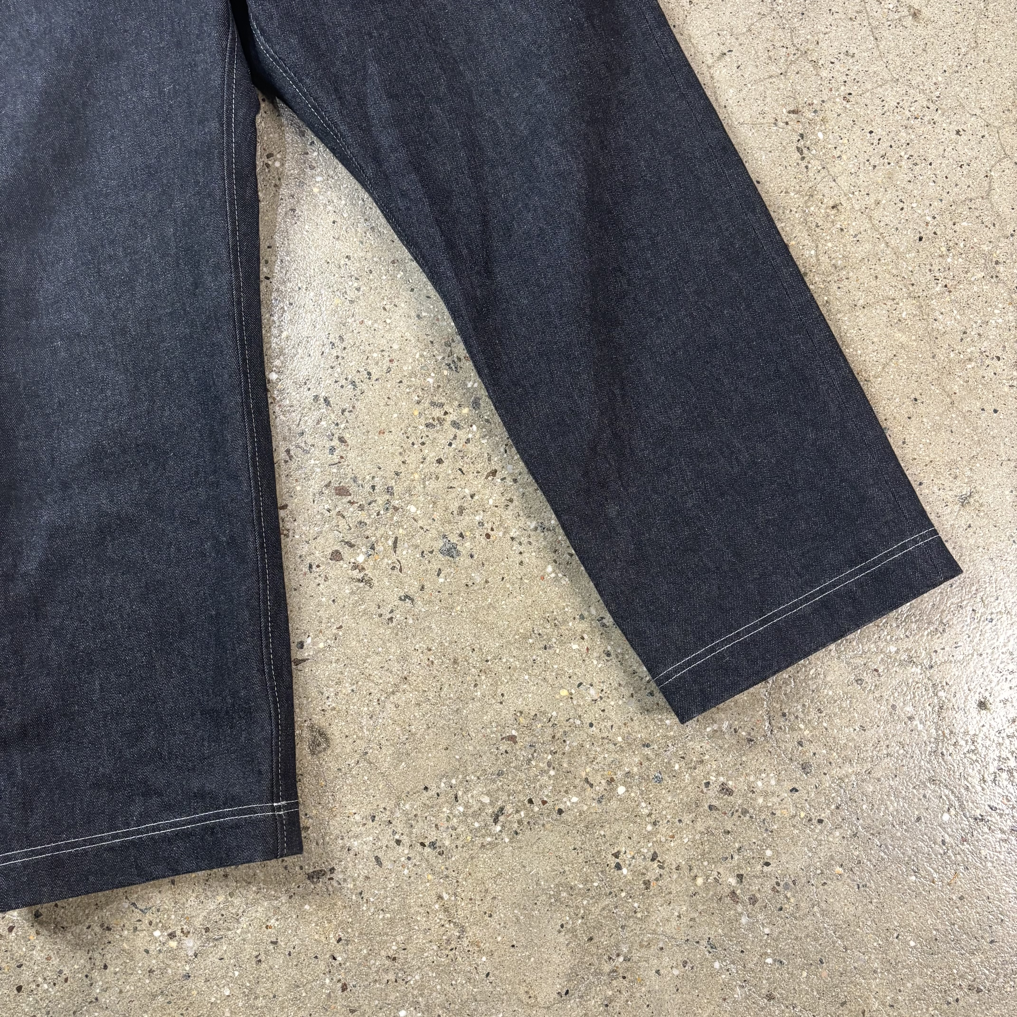 Thom Browne Unconstructed Denim Trousers - View 3